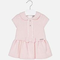 Baby girl microcorduroy short sleeve dress Mayoral