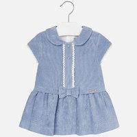 baby girl microcorduroy short sleeve dress mayoral