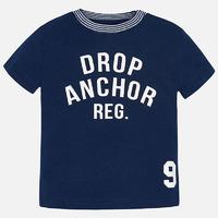 Baby boy shoulder opening t-shirt with print Mayoral
