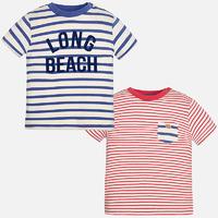 Baby boy short sleeve striped t-shirts Mayoral