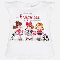 baby girl ruffled short sleeve t shirt mayoral