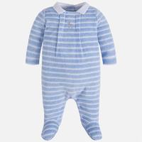 Baby boy striped velour pyjamas Mayoral