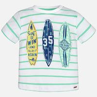 baby boy short sleeve surf print t shirt mayoral