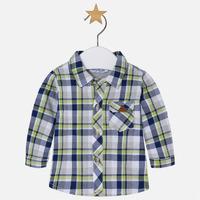 baby boy checkered long sleeve shirt mayoral