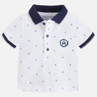 Baby boy striped short sleeve polo Mayoral