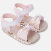 baby girl sandals with bow and riptape mayoral