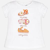 Baby girl short sleeve t-shirt Shoes Mayoral