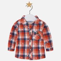 baby boy checkered long sleeve shirt mayoral