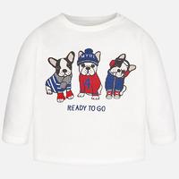 baby boy t shirt with long sleeves mayoral