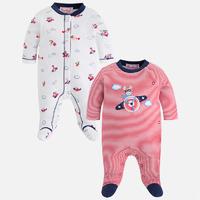 baby boy set of two interlock pyjamas mayoral