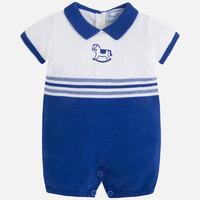 Baby boy knit onesie with jacquard Mayoral