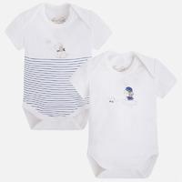 Baby boy bodysuits with print Mayoral