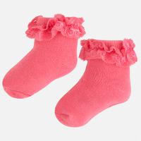 baby girl socks with ruffles and lace mayoral