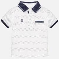 baby boy short sleeve print polo mayoral