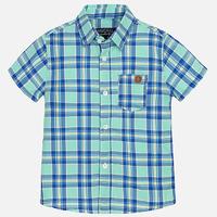 Baby boy checked short sleeve shirt Mayoral