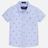 baby goy short sleeve print shirt mayoral