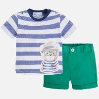 Baby boy shorts and print short sleeve t-shirt Mayoral