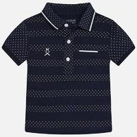 Baby boy short sleeve print polo Mayoral