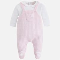 baby girl overall style onesie mayoral