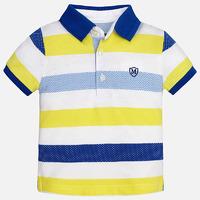 Baby boy striped short sleeve polo Mayoral