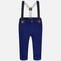 Baby boy long chino trousers with suspenders Mayoral