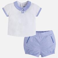 Baby boy short sleeve shirt with buttons and shorts Mayoral