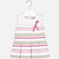 Baby girl dress with square neckline Mayoral