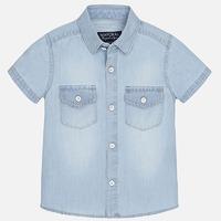 baby boy short sleeve shirt denim style mayoral