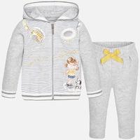 baby girl tracksuit long trouser and hoodie mayoral