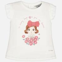 Baby girl short sleeve t-shirt with print Mayoral
