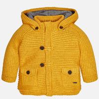 Baby boy knit jacket with hood Mayoral