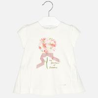 Baby girl dress with pleated sides Mayoral