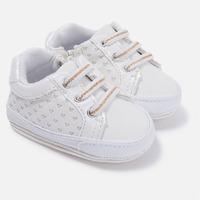 baby girl sport shoes with hearts mayoral