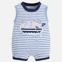 Baby boy striped sleeveless onesie Mayoral