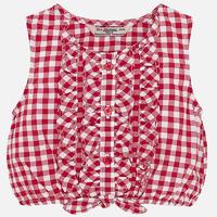 Baby girl blouse with ruffles and knot Mayoral