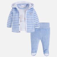 Baby boy tracksuit with trousers, t-shirt and jacket Mayoral