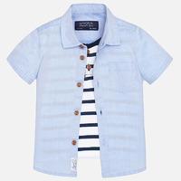 Baby boy short sleeve shirt striped t-shirt Mayoral