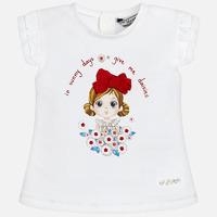 Baby girl short sleeve t-shirt with print Mayoral