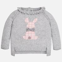 Baby girl jumper with intarsia drawing Mayoral