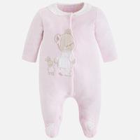 Baby girl pyjamas with embroidered applique Mayoral