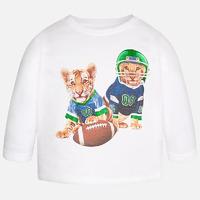 Baby boy t-shirt with long sleeves and print Mayoral