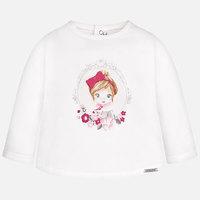 Baby girl brushed jersey long sleeve t-shirt Mayoral