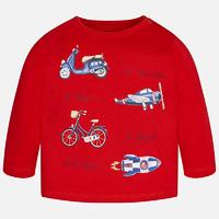 baby boy brushed jersey long sleeve t shirt mayoral