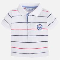 Baby boy striped short sleeve polo Mayoral