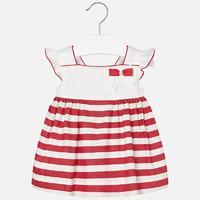 Baby girl dress with striped skirt Mayoral