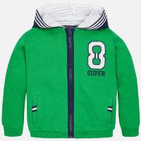 Baby boy jacket with applique hood Mayoral
