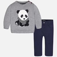 baby boy set of jumper and long trousers mayoral