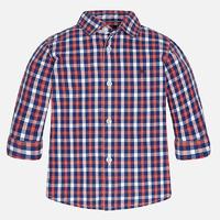 Baby boy checkered long sleeve shirt Mayoral