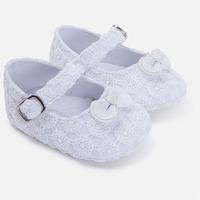 Baby girl shoes with guipure and bow Mayoral