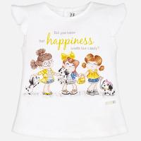 Baby girl ruffled short sleeve t-shirt Mayoral